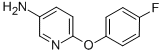 6-(4-FLUOROPHENOXY)PYRIDINE-3-AMINE, 97+% Struktur