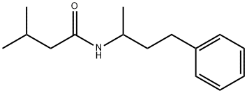 N-(1-METHYL-3-PHENYLPROPYL)ISOVALERAMIDE Struktur