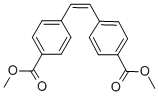 DIMETHYL CIS-STILBENE-4,4'-DICARBOXYLATE Struktur