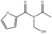 2-Furancarboxamide,  N-acetyl-N-(hydroxymethyl)- Struktur