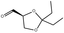 1,3-Dioxolane-4-carboxaldehyde, 2,2-diethyl-, (4S)- (9CI) Struktur