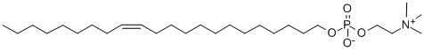 erucylphosphocholine Struktur