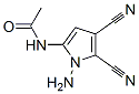 Acetamide,  N-(1-amino-4,5-dicyano-1H-pyrrol-2-yl)- Struktur