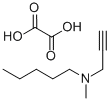 1-Pentanamine, N-methyl-N-2-propynyl-, ethanedioate (1:1) Struktur