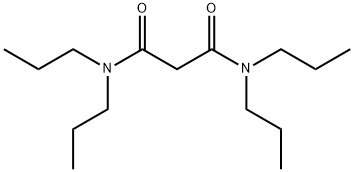 N,N,N',N'-TETRAPROPYLMALONAMIDE Struktur