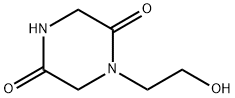 2,5-Piperazinedione,1-(2-hydroxyethyl)-(9CI) Struktur