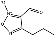 1,2,5-Oxadiazole-3-carboxaldehyde, 4-propyl-, 2-oxide (9CI) Struktur