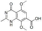 7-Quinazolinecarboxylic  acid,  1,4-dihydro-5,8-dimethoxy-2-methyl-4-oxo-  (9CI) Struktur