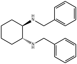 1R,2R-N,N'-bis(phenylMethyl)-1,2-CyclohexanediaMine Struktur