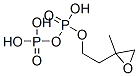 3-methyl-3,4-epoxybutyl diphosphate Struktur