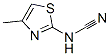 Cyanamide,  (4-methyl-2-thiazolyl)-  (9CI) Struktur