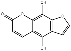 5,8-DIHYDROXYPSORALEN Struktur