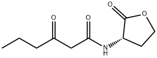 N-(BETA-KETOCAPROYL)-DL-HOMOSERINE LACTONE Structure