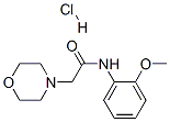 N-(2-methoxyphenyl)-2-morpholin-4-yl-acetamide hydrochloride Struktur