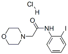 N-(2-iodophenyl)-2-morpholin-4-yl-acetamide hydrochloride Struktur