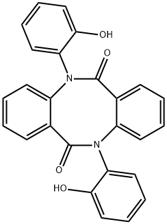 5,11-Bis(2-hydroxyphenyl)dibenzo[b,f][1,5]diazocine-6,12(5H,11H)-dione Struktur