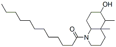 N-(1-oxododecyl)-4,10-dimethyl-8-azadecal-3-ol Struktur