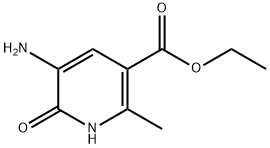 3-Pyridinecarboxylicacid,5-amino-1,6-dihydro-2-methyl-6-oxo-,ethylester Struktur