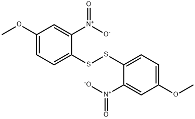 BIS(2-NITRO-4-METHOXYPHENYL)DISULFIDE Struktur