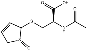 2,5-dihydrothiophene sulfoxide-2-mercapturic acid Struktur