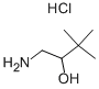 1-AMINO-3,3-DIMETHYLBUTAN-2-OL HYDROCHLORIDE Struktur