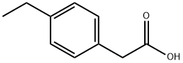 2-(4-ethylphenyl)acetic acid Struktur