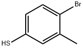 4-Bromo-3-methylbenzenethiol Struktur