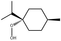 Hydroperoxide, 4-methyl-1-(1-methylethyl)cyclohexyl, cis- (9CI) Struktur