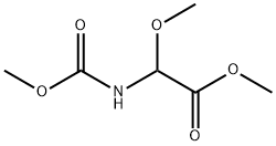 N-METHOXYCARBONYL-2-METHOXY-DL-GLYCINE METHYL ESTER Struktur