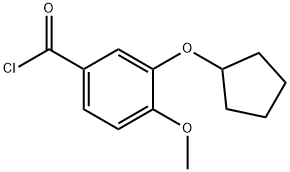 3-(CYCLOPENTYLOXY)-4-METHOXYBENZOYL CHLORIDE price.