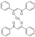 COPPER 1,3-DIPHENYL-1,3-PROPANEDIONATE Struktur