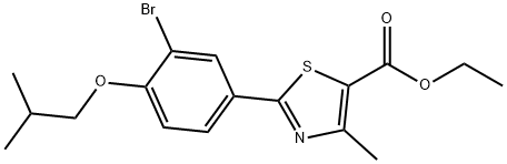 Ethyl 2-(3-bromo-4-isobutoxyphenyl)- 4-methyl-5-thiazolecarboxylate price.