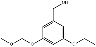 Benzenemethanol, 3-ethoxy-5-(methoxymethoxy)- (9CI) Struktur