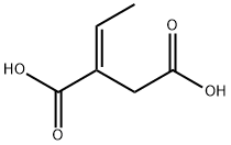 (E)-Ethylidenesuccinic acid Struktur