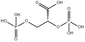 2,3-diphosphonooxypropanoic acid Struktur