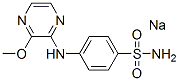 4-アミノ-N-(3-メトキシピラジン-2-イル)ベンゼンスルホンアミド?ナトリウム 化學(xué)構(gòu)造式