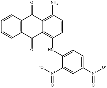 1-amino-4-(2,4-dinitroanilino)anthraquinone Struktur