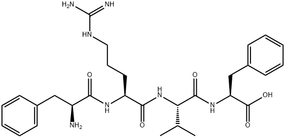 phenylalanyl-arginyl-valyl-phenylalanine Struktur