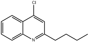 2-Butyl-4-chloroquinoline Struktur