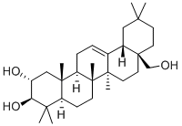 Olean-12-ene-2alpha,3beta,28-triol Struktur