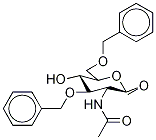 Methyl 2-Acetamido-2-deoxy-3,6-di-O-benzyl-β-D-glucopyranoside Struktur