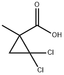 2,2-DICHLORO-1-METHYLCYCLOPROPANECARBOXYLIC ACID Structure