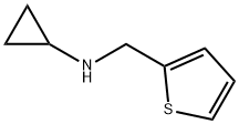 N-(Thiophen-2-ylMethyl)cyclopropanaMine Struktur