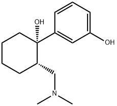 (-)-O-DESMETHYLTRAMADOL, HYDROCHLORIDE Struktur