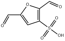 3-Furansulfonic  acid,  2,5-diformyl- Struktur