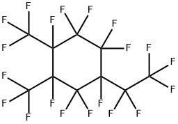 PERFLUORO(DIMETHYLETHYLCYCLOHEXANE) Struktur