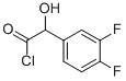 Benzeneacetyl chloride, 3,4-difluoro-alpha-hydroxy- (9CI) Struktur