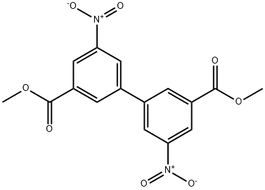 3,3'-DINITRO-5,5'-DIMETHOXYCARBONYL-BIPHENYL Struktur