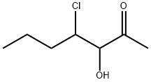 2-Heptanone,  4-chloro-3-hydroxy- Struktur