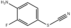 4-AMINO-3-FLUOROPHENYL THIOCYANATE Struktur